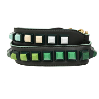 Fendi Mini Strap You Short Shoulder Strap Studded Leather