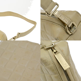 Chanel Chocolate Bar Shoulder Bag Quilted Leather