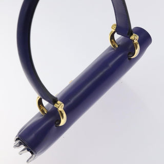 Celine Gancini Handbag Leather