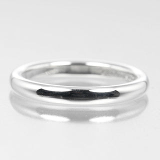 Tiffany & Co. Elsa Peretti 1 Diamond Stacking Band Ring Silver 925 with Pink Saphir