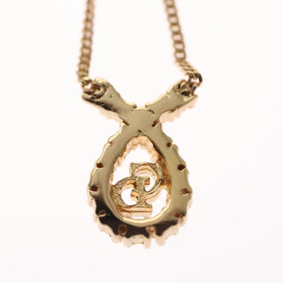 Christian Dior CD Logo necklace Metal