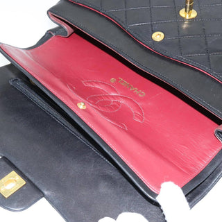 Chanel Vintage Classic Double Flap Bag Quilted Lambskin