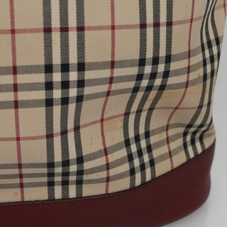 Burberry Nova Check Tote Canvas and Leather