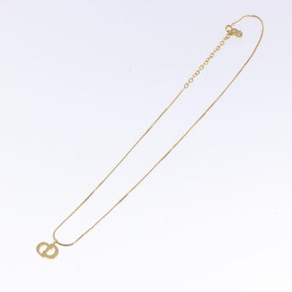 Christian Dior CD Pendant Necklace Gold-plated