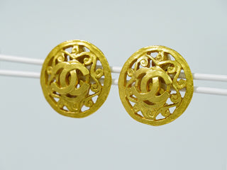 Chanel Logo CC Gold-plated