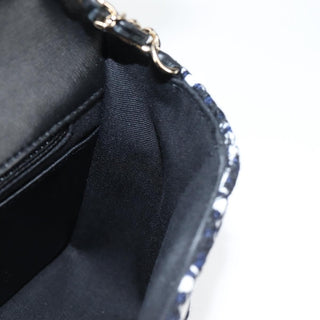 Chanel Square Classic Single Flap Bag Quilted Tweed