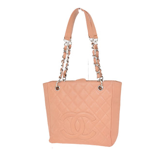 Chanel Petite Shopping Tote Quilted Calfskin
