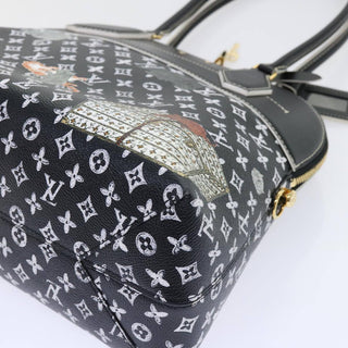 Louis Vuitton Alma Souple Handbag Limited Edition Grace Coddington Catogram Canvas and Calfskin