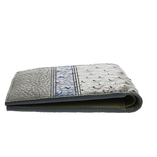 Bottega Veneta Compact Bifold Wallet Embossing Leather