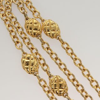 Chanel CC Quilted Medallion Chain Belt Metal