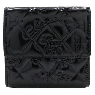 Chanel Bi-Fold Wallet Quilted Patent