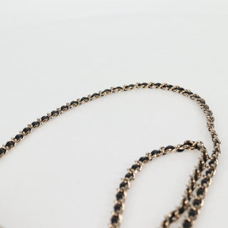 Chanel Flap Card Holder on Chain Quilted Printed Canvas