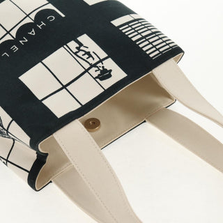 Chanel Coco Window Tote Printed Canvas