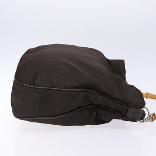 Gucci Vintage Bamboo Shoulder Bag Nylon