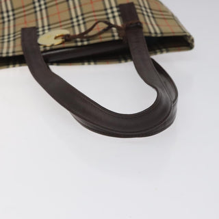 Burberry Nova Check Tote canvas check pattern