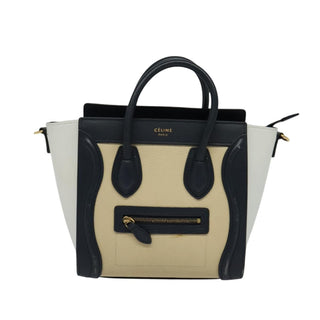 Celine Tricolor Luggage Bag Leather