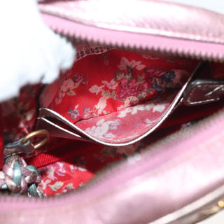 Gucci Trapuntata Camera Shoulder Bag Quilted Laminated Leather