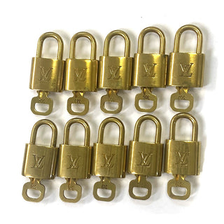 Louis Vuitton Cadenas Bag Charm Gold-plated