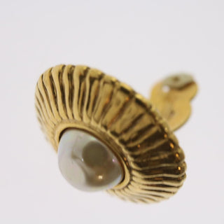 Chanel Vintage CC Clip-On Earrings Metal