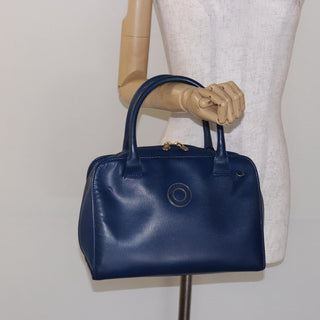 Celine Circle Logo Handbag Leather