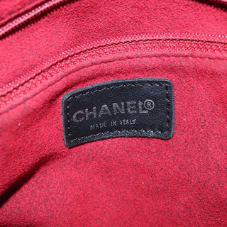 Chanel Chocolate Bar CC Bowler Bag Quilted Patent