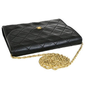Chanel Vintage Round Flap Bag Quilted Lambskin