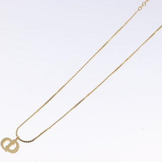 Christian Dior CD Pendant Necklace Gold-plated