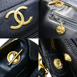 Chanel Triple CC Chain Shoulder Bag Caviar Leather