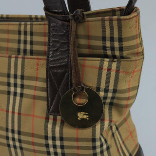 Burberry Nova Check Tote canvas check pattern