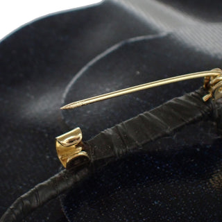 Chanel Camellia Brooch Denim
