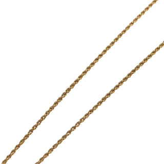 Christian Dior CD Pendant Necklace Gold-plated