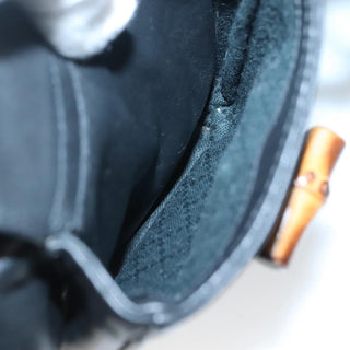 Gucci Vintage Bamboo Backpack Leather