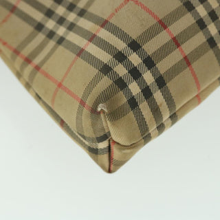 Burberry Nova Check Chain Satchel Leather