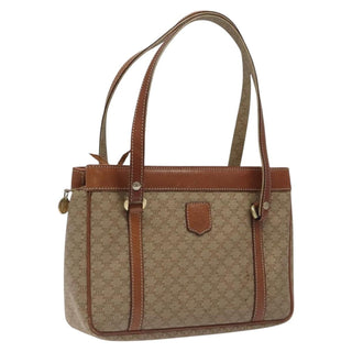 Celine Vintage Macadam Shopper Tote Coated Canvas