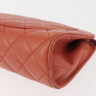 Chanel Classic Double Pocket Zip Pouch Quilted Lambskin