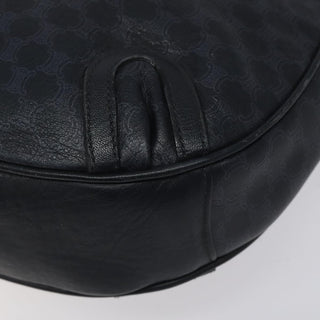 Celine Vintage Macadam Shoulder Bag Canvas and Leather