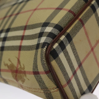 Burberry Top Handle Tote Haymarket Coated Canvas