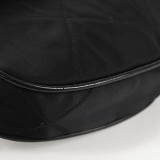 Chanel Vintage Diamond CC Tassel Clutch Quilted Satin