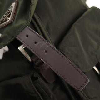 Prada Double Front Pocket Backpack Tessuto