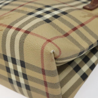 Burberry Top Handle Tote Haymarket Coated Canvas