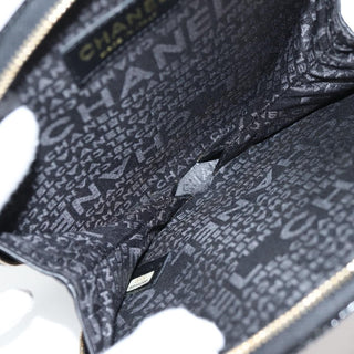 Chanel Record Wristlet Stitched Patent