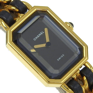 Chanel Premiere Rock Quartz Watch Plated Metal and Leather
