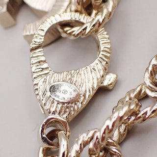 Chanel CC Graduated Long Necklace Metal and Faux Pearls