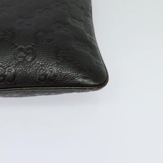 Gucci Zip Top Messenger Bag Guccissima Leather