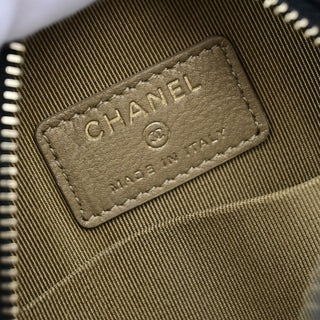 Chanel Chic Pearls Round Clutch with Chain Quilted Lambskin