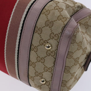 Gucci Vintage Web Boston Bag GG Canvas