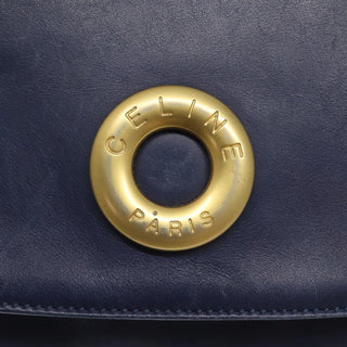 Celine Circle logo Leather