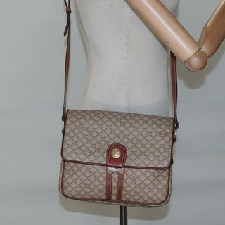 Celine Macadam Shoulder Bag PVC Leather