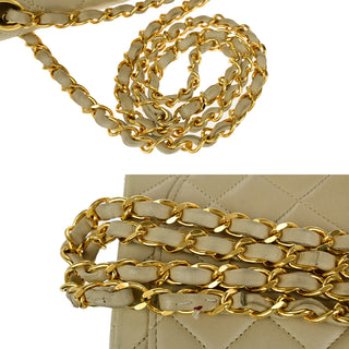 Chanel Vintage Classic Double Flap Bag Quilted Lambskin