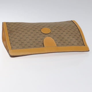 Gucci Micro GG canvas clutch bag Canvas